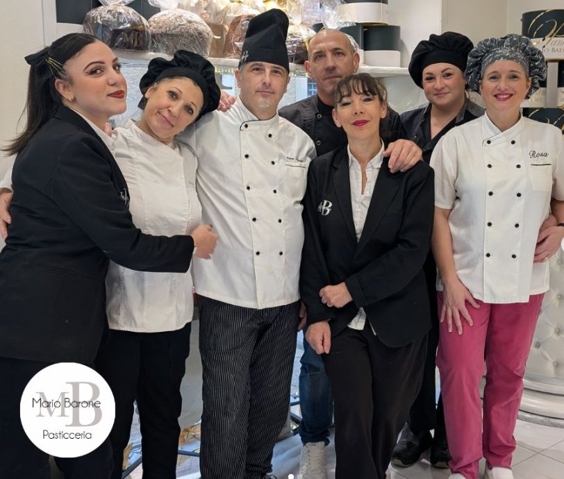 La squadra di Pasticceria Mario Barone